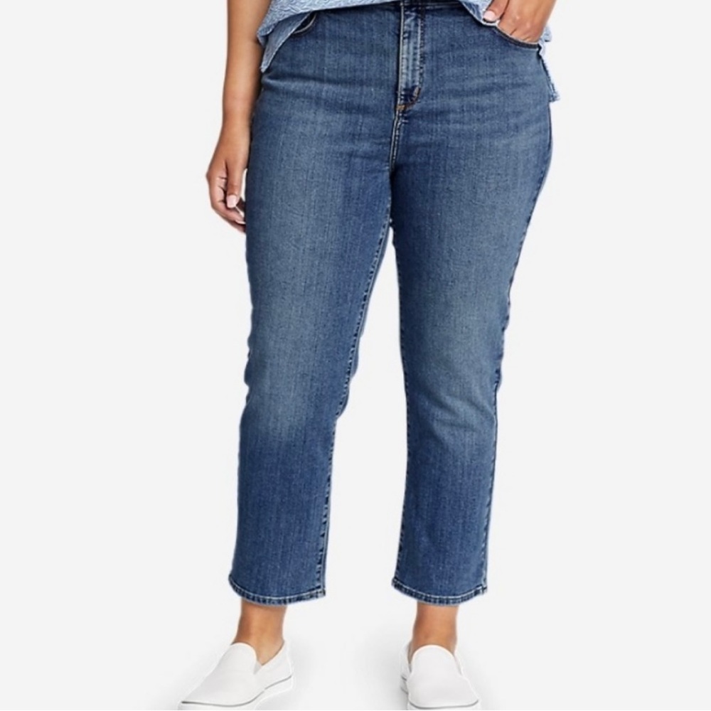 NWT St. John’s Bay Straight Leg Jeans Pants 18W Short